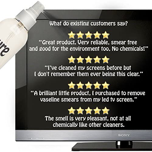 SCREEN CLEANER KIT 60ml - Eco-Friendly, leaves screens gleaming clean ...